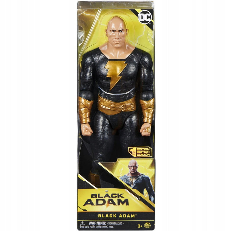 BLACK ADAM DC RUCHOMA  BLACK ADAM 30cm - widok 2 opakowania szczegoly zabawka kolekcja