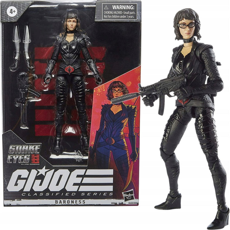 Zabawka G.I. JOE SNAKE EYES CLASSIFIED  BARONESS - kolekcjonerska premium zabawki Aseo dla dzieci
