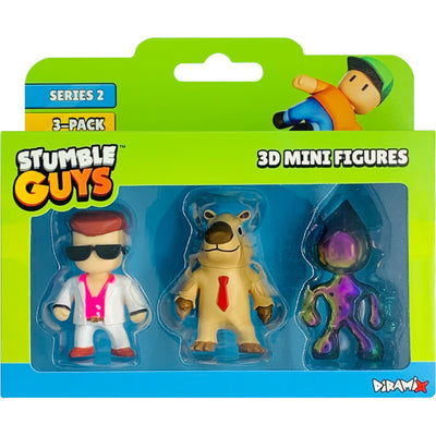Zabawka STUMBLE GUYS ZESTAW FIGUREK 3-PAK DIRAMIX DISCO DA - kolekcjonerska Diramix premium dla dzieci