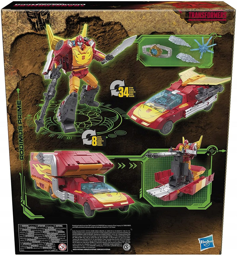 TRANSFORMERS TAKARA TOMY RODIMUS PRIME H - widok 6 opakowania szczegoly zabawka kolekcja