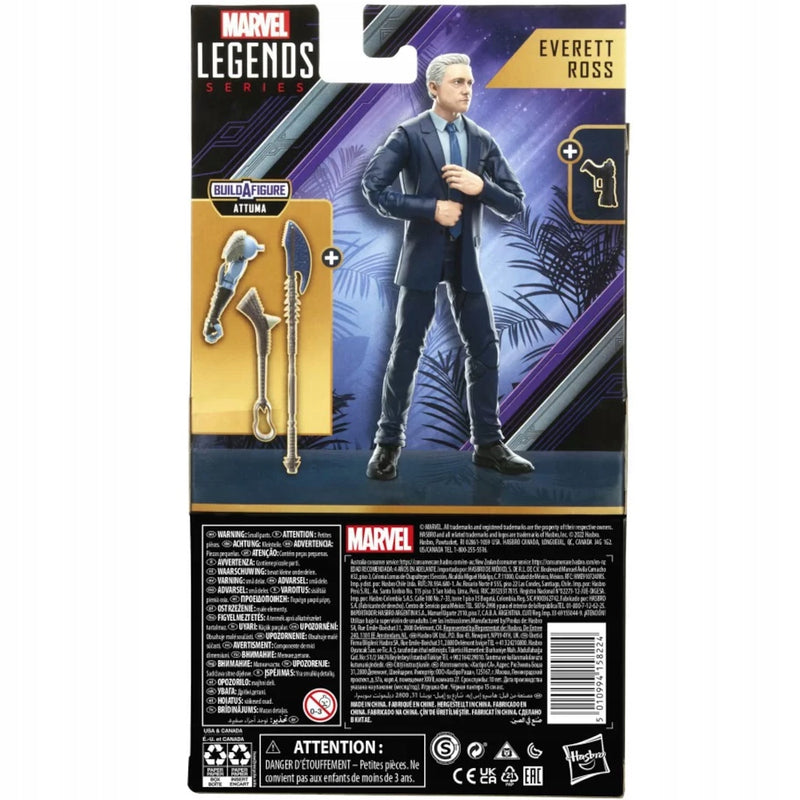 MARVEL LEGENDS BLACK PANTHER  EVERETT RO - widok 6 opakowania szczegoly zabawka kolekcja