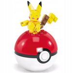MEGA CONSTRUX POKEMON STARTERY KANTO + P - widok 5 opakowania szczegoly zabawka kolekcja