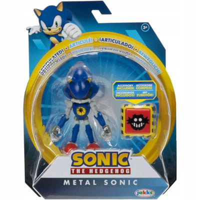Zabawka SONIC THE HEDGEHOG JAKKS PACIFIC RUCHOMA  METAL SO - kolekcjonerska premium zabawki Aseo dla dzieci