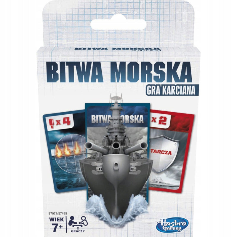 Zabawka GRA KARCIANA BITWA MORSKA HASBRO LOGICZNA RODZINNA - kolekcjonerska premium zabawki Aseo dla dzieci