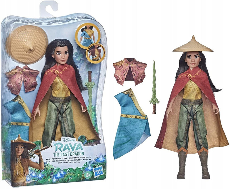 KSIĘŻNICZKI DISNEY LALKA RAYA I AKCESORI - widok 5 opakowania szczegoly zabawka kolekcja