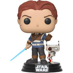 Funko POP STAR WARS BOBBLE-HEAD   CAL KESTIS & BD- - widok 2 tyl opakowania box back kolekcjonerska