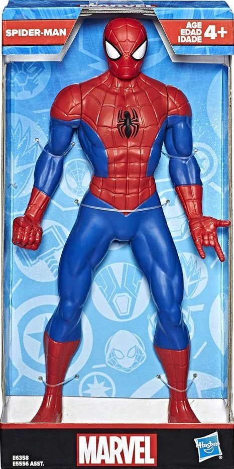 SPIDER-MAN MARVEL AVENGERS RUCHOMA  HASB - widok 2 opakowania szczegoly zabawka kolekcja