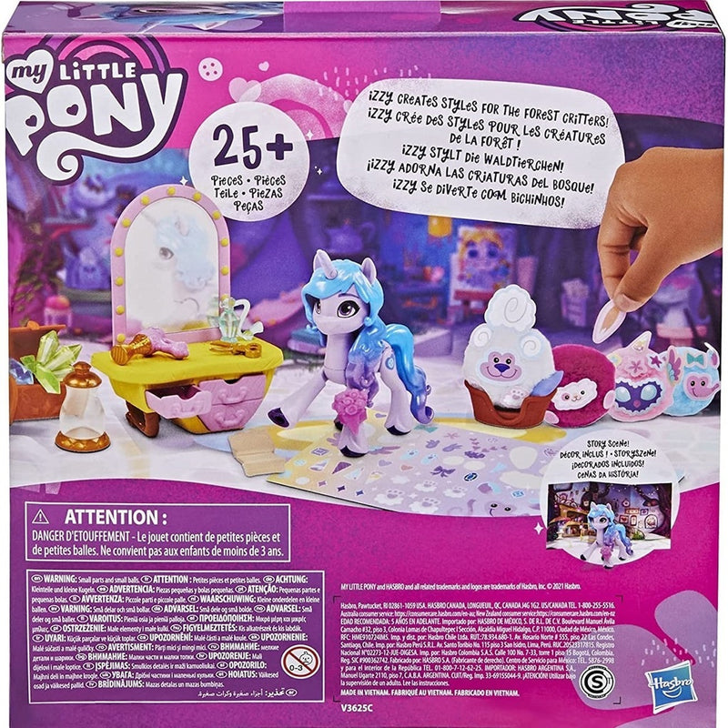 MY LITTLE PONY CRITTER CREATION IZZY MOO - widok 4 opakowania szczegoly zabawka kolekcja