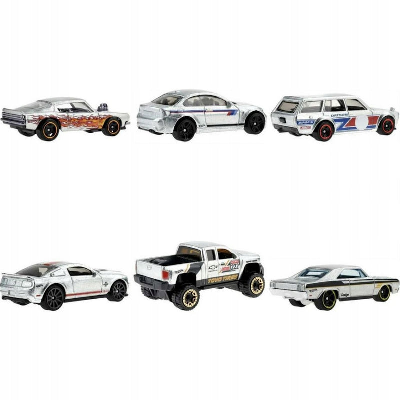 HOT WHEELS ZESTAW SAMOCHODÓW PREMIUM 6-P - widok 8 opakowania szczegoly zabawka kolekcja