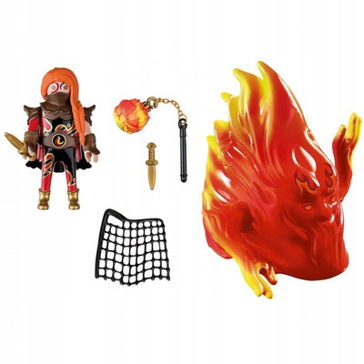PLAYMOBIL OGNISTY DUCH WOJOWNIKÓW BURNHA - widok 2 opakowania szczegoly zabawka kolekcja