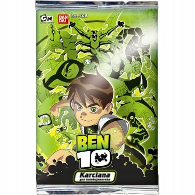 Zabawka BEN 10 KARCIANA GRA KOLEKCJONERSKA BANDAI - PAKIET - kolekcjonerska premium zabawki Aseo dla dzieci