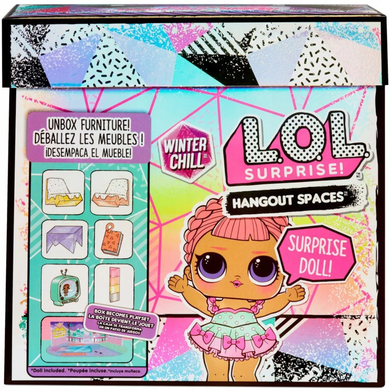 LOL SURPRISE! WINTER CHILL HANGOUT SPACE - widok 5 opakowania szczegoly zabawka kolekcja