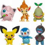 POKEMON BATTLE FIGURE 6-PAK PICHU DEINO  - widok 2 opakowania szczegoly zabawka kolekcja