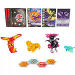 BAKUGAN EVOLUTIONS BATTLE AMP PACK 4-PAK - widok 2 opakowania szczegoly zabawka kolekcja