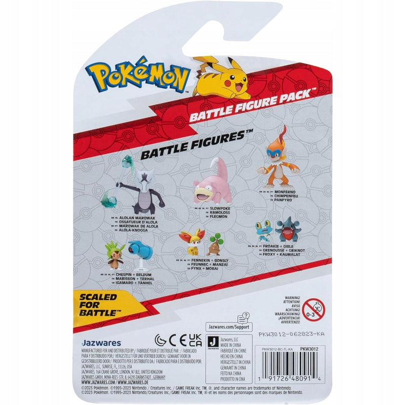 POKEMON BATTLE FIGURE PACK 2-PAK ORYGINA - widok 3 opakowania szczegoly zabawka kolekcja