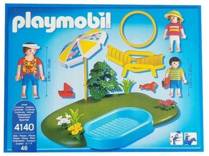KLOCKI PLAYMOBIL CITY LIFE BASEN OGRODOW - widok 3 opakowania szczegoly zabawka kolekcja