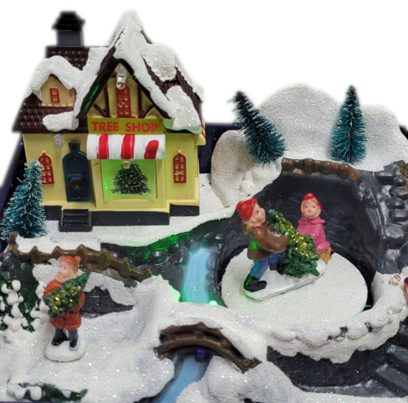 DEKORACJA ŚWIĄTECZNA MAGIC VILLAGE LED Z - widok 3 opakowania szczegoly zabawka kolekcja