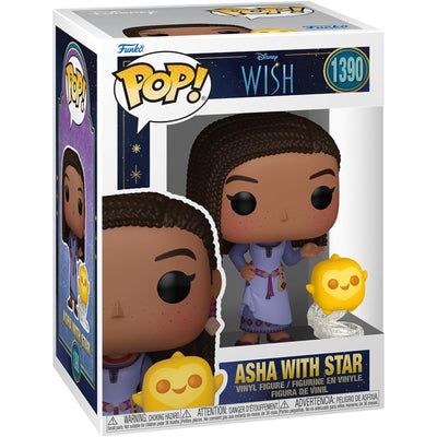 Figurka Funko POP DISNEY WISH    ASHA WITH STAR 1390 - kolekcjonerska premium dla fanow kolekcjonerow