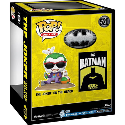 Funko POP DELUXE DC BATMAN   THE JOKER ON THE - widok 2 opakowania tyl back box kolekcjonerska