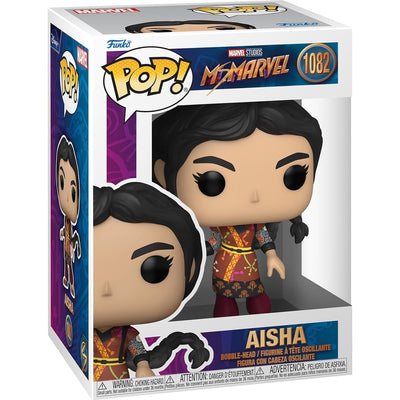 Figurka Funko POP Aisha - Ms. Marvel Marvel Studios Bobble-Head - kolekcjonerska babcia Kamala MCU