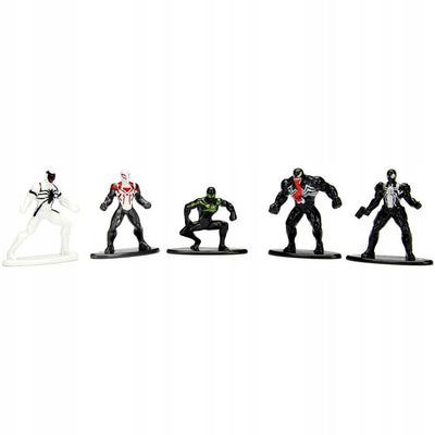 MARVEL SPIDER-MAN NANO METALFIGS ZESTAW  - widok 2 opakowania szczegoly zabawka kolekcja