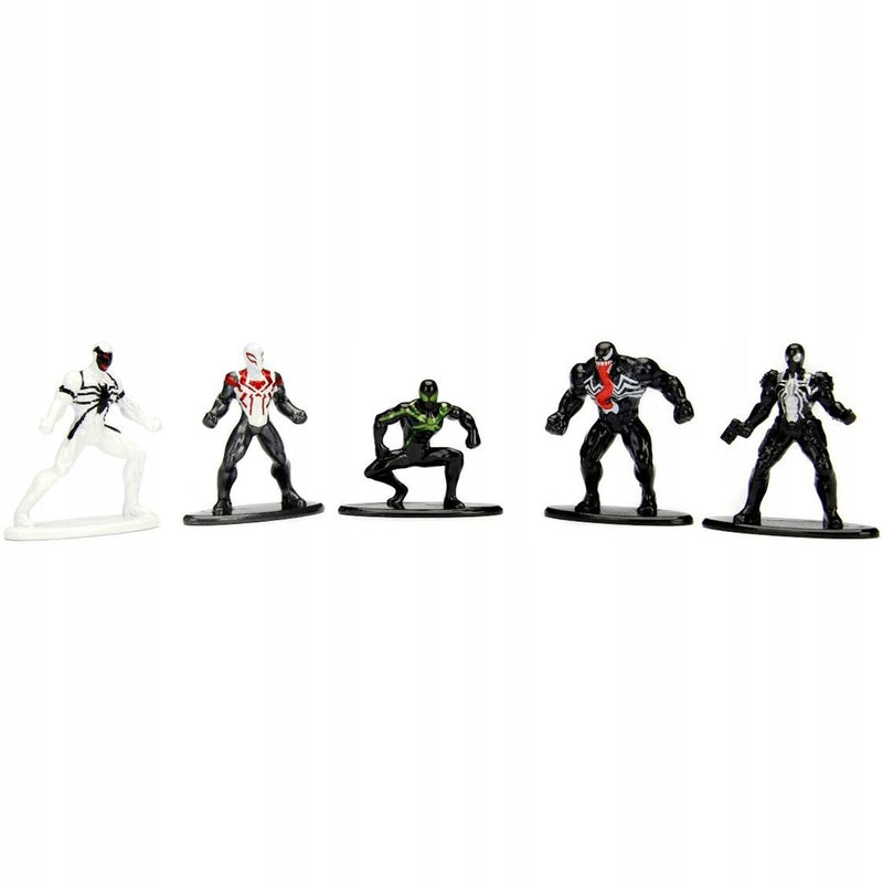 MARVEL SPIDER-MAN NANO METALFIGS ZESTAW  - widok 2 opakowania szczegoly zabawka kolekcja