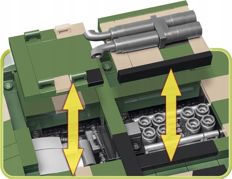 KLOCKI COBI WWII TOG 2* - SUPER HEAVY TA - widok 6 opakowania szczegoly zabawka kolekcja