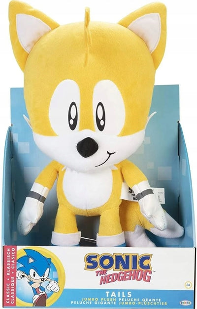 Zabawka SONIC THE HEDGEHOG SEGA PLUSZ MASKOTKA TAILS 50cm - kolekcjonerska premium zabawki Aseo dla dzieci