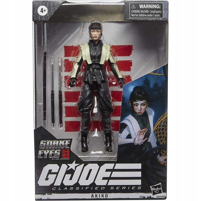 G.I. JOE SNAKE EYES HASBRO RUCHOMA  AKIK - widok 2 opakowania szczegoly zabawka kolekcja
