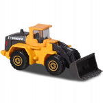 MAJORETTE CONSTRUCTION CARS POJAZD BUDOW - widok 2 opakowania szczegoly zabawka kolekcja