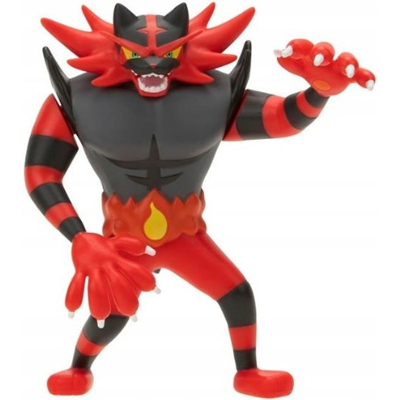 POKEMON ORYGINALNA RUCHOMA  INCINEROAR - widok 2 opakowania szczegoly zabawka kolekcja