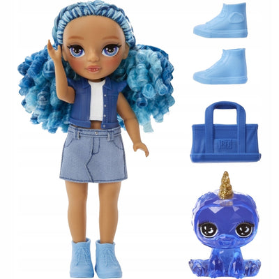 RAINBOW HIGH LITTLES DOLLS LALKA SAPPHIR - widok 2 opakowania szczegoly zabawka kolekcja