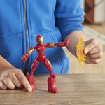 MARVEL AVENGERS BEND AND FLEX  IRON MAN - widok 3 opakowania szczegoly zabawka kolekcja