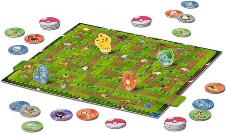 GRA LABIRYNT POKEMON RAVENSBURGER LABYRI - widok 3 opakowania szczegoly zabawka kolekcja