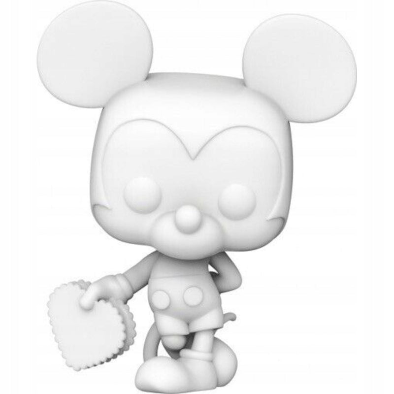 Funko POP Disney Mickey Mouse DIY 1161 - widok z tyłu - biała figurka do personalizacji