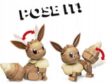 MEGA CONSTRUX MATTEL POKEMON KLOCKI  EEV - widok 4 opakowania szczegoly zabawka kolekcja