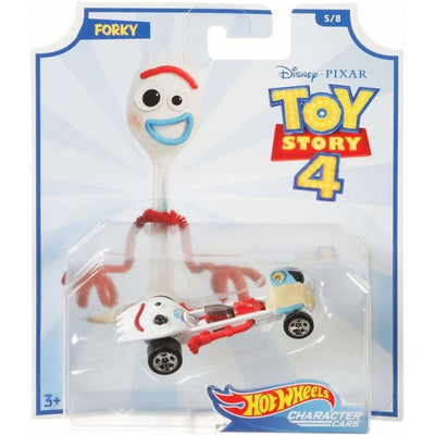 Zabawka HOT WHEELS TOY STORY 4 CHARACTER CARS FORKY - kolekcjonerska premium zabawki Aseo dla dzieci