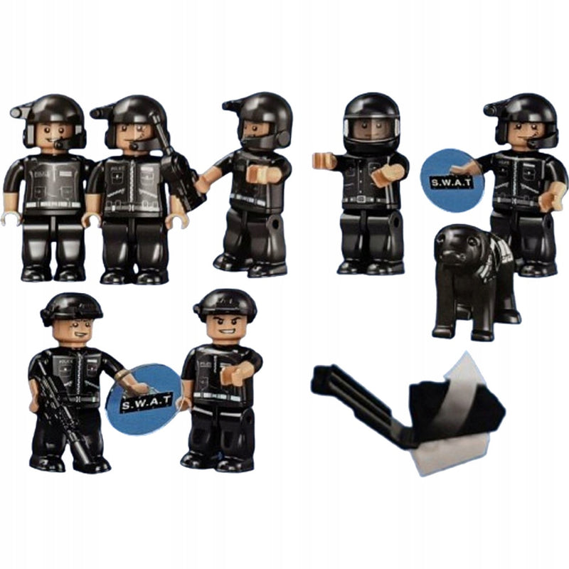 SPECIAL UNIT BRYGADA SWAT C0535A - widok 4 opakowania szczegoly zabawka kolekcja collectible