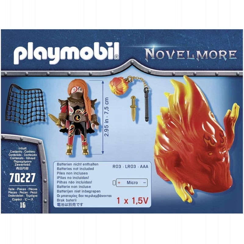 PLAYMOBIL OGNISTY DUCH WOJOWNIKÓW BURNHA - widok 3 opakowania szczegoly zabawka kolekcja