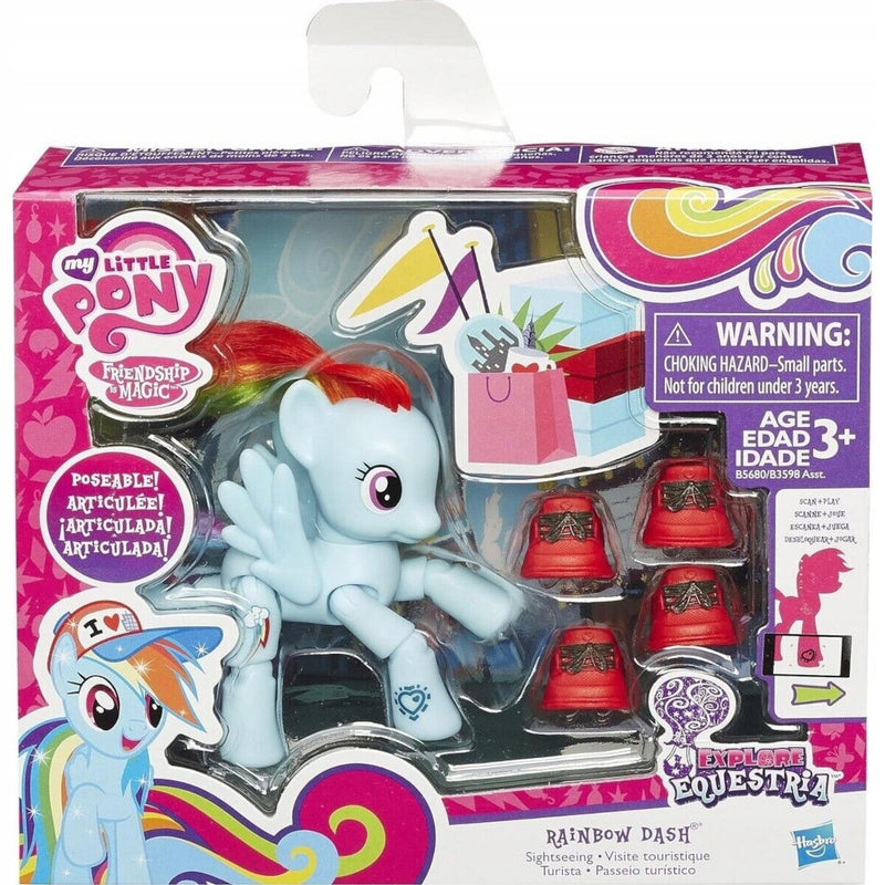 Zabawka MY LITTLE PONY RAINBOW DASH KUCYK DO POZOWANIA + A - kolekcjonerska premium zabawki Aseo dla dzieci