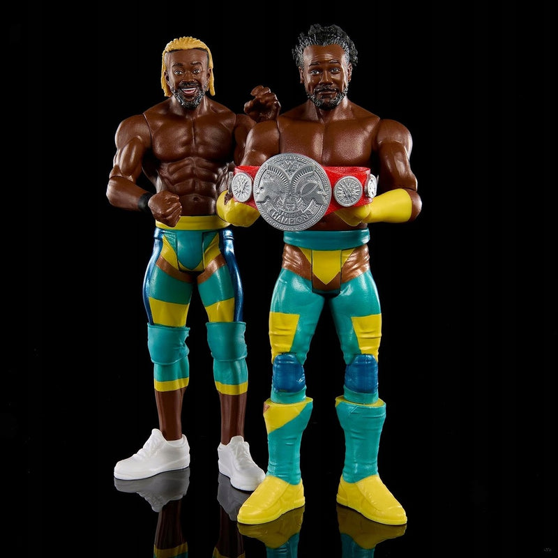 WWE CHAMPIONSHIP SHOWDOWN 2-PAK RUCHOME  - widok 3 opakowania szczegoly zabawka kolekcja