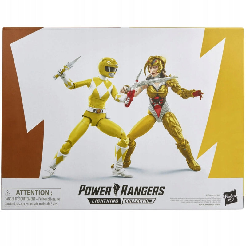 POWER RANGERS LIGHTNING ŻÓŁTY RANGER + S - widok 7 opakowania szczegoly zabawka kolekcja