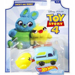 Zabawka HOT WHEELS TOY STORY 4 CHARACTER CARS DUCKY AND BU - kolekcjonerska premium zabawki Aseo dla dzieci