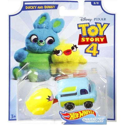 Zabawka HOT WHEELS TOY STORY 4 CHARACTER CARS DUCKY AND BU - kolekcjonerska premium zabawki Aseo dla dzieci