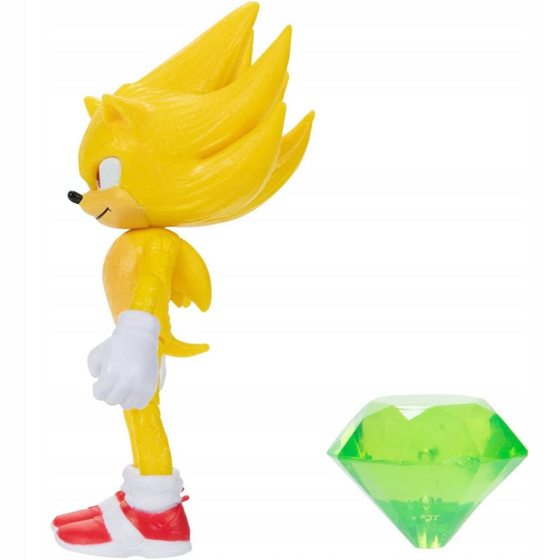 SONIC THE HEDGEHOG 2 MOVIE  SUPER SONIC  - widok 4 opakowania szczegoly zabawka kolekcja