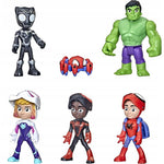 SPIDEY ZESTAW 6-PAK SPIDEY MILES MORALES - widok 6 opakowania Hasbro szczegoly kolekcja