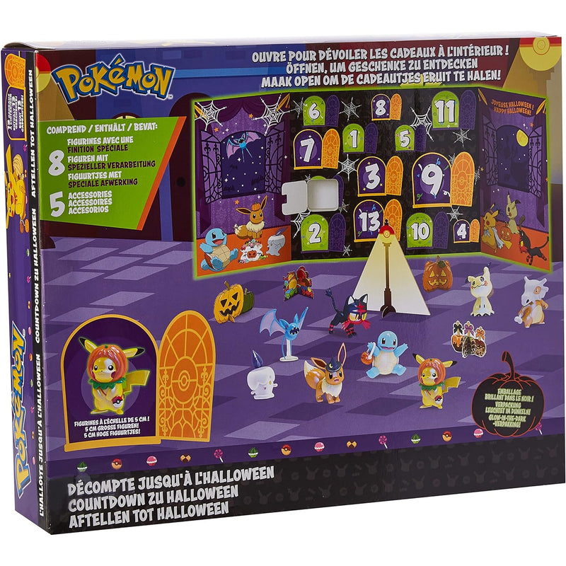 POKEMON KALENDARZ HALLOWEEN JAZWARES ORY - widok 2 opakowania Jazwares szczegoly kolekcja