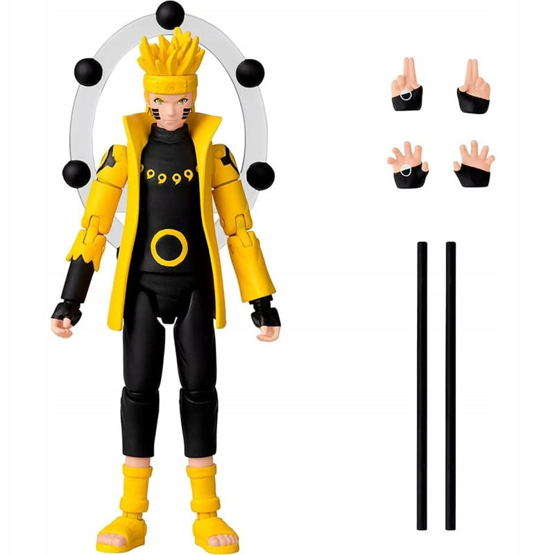 NARUTO SHIPPUDEN ANIME HEROES NARUTO UZU - widok 6 Bandai opakowanie szczegoly collectible