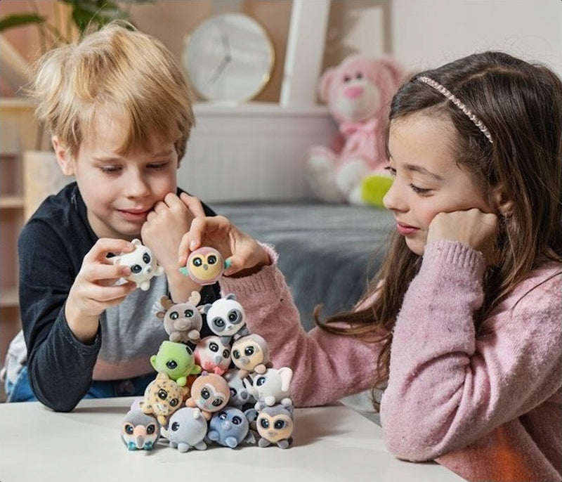 FLOCKIES COLLECTION SERIA 1 TM TOYS  KOL - widok 2 TM Toys opakowanie szczegoly collectible