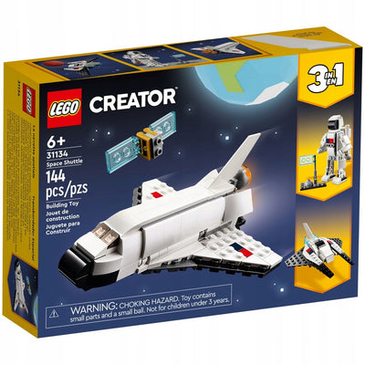 Zabawka LEGO CREATOR ZESTAW KLOCKÓW 3w1 PROM KOSMICZNY 311 - kolekcjonerska premium zabawki Aseo dla dzieci